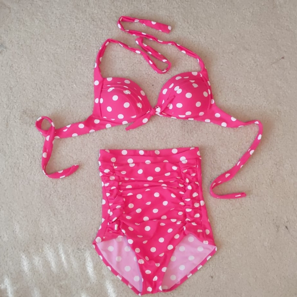 Retro Polka Dot Bikini